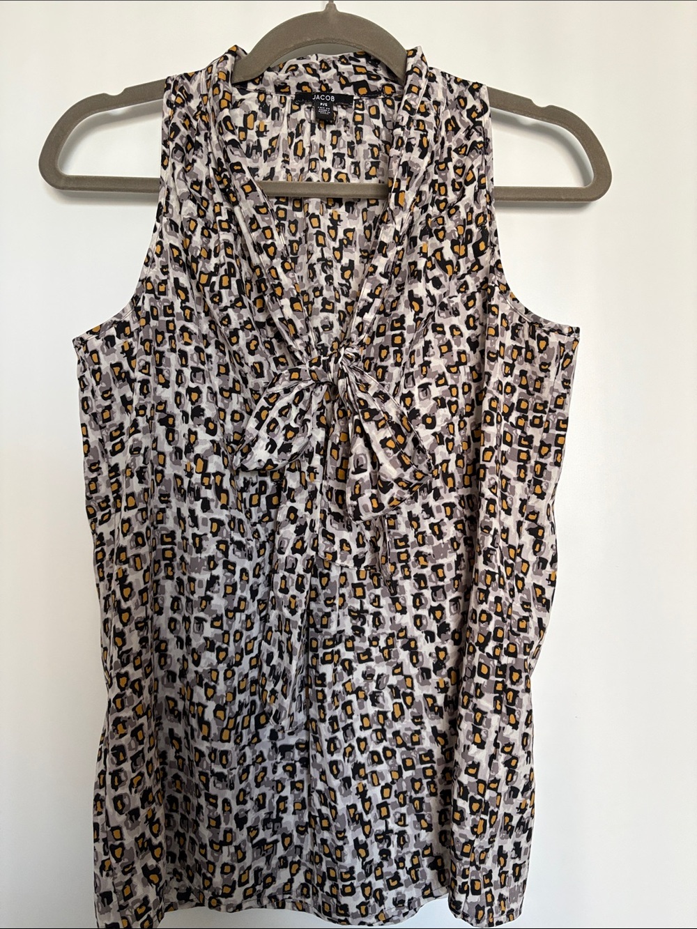 Jacob Tie-Neck Sleeveless Top